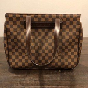 Louis Vuitton Parioli Damier Ebene with Dark Brown Leather Trim